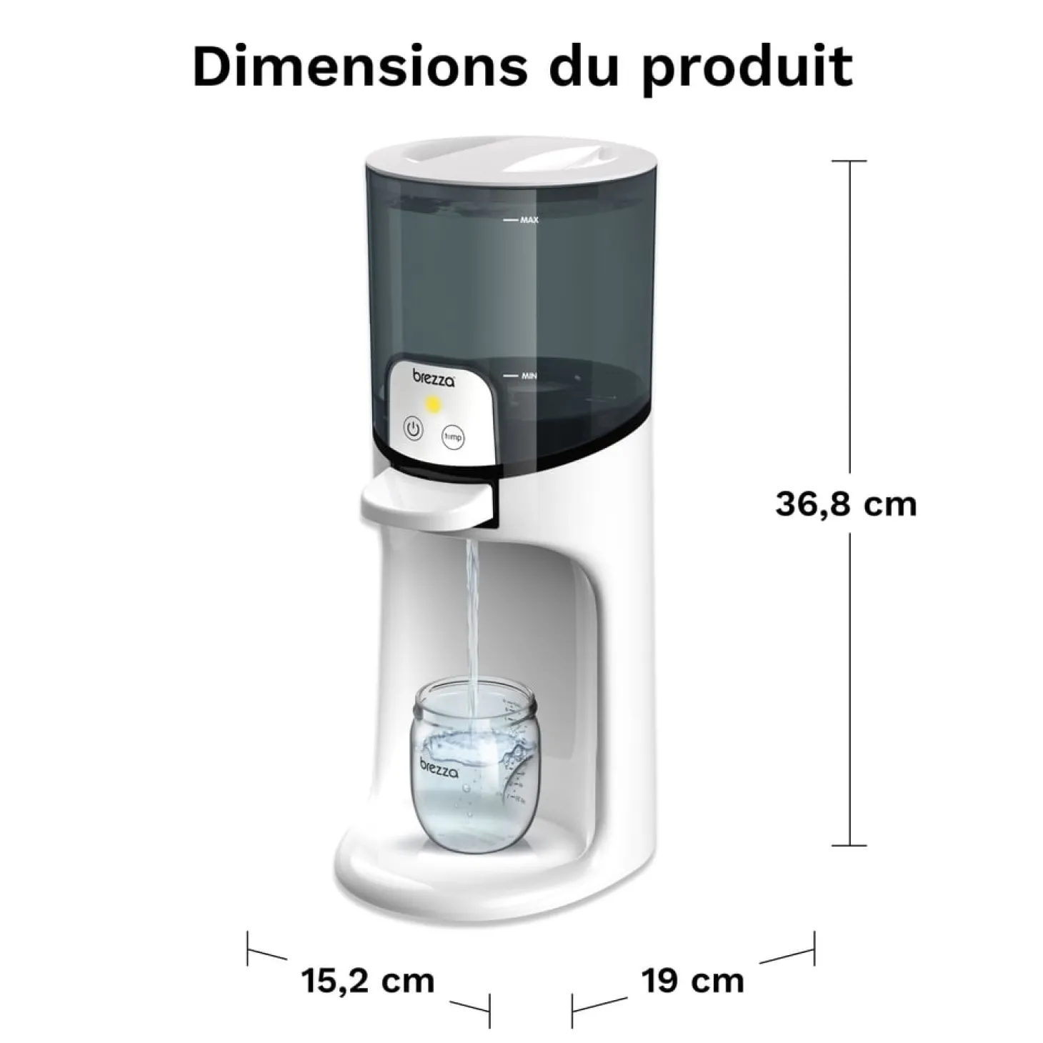 Baby Brezza Chauffe-eau Instant Warmer Blanc