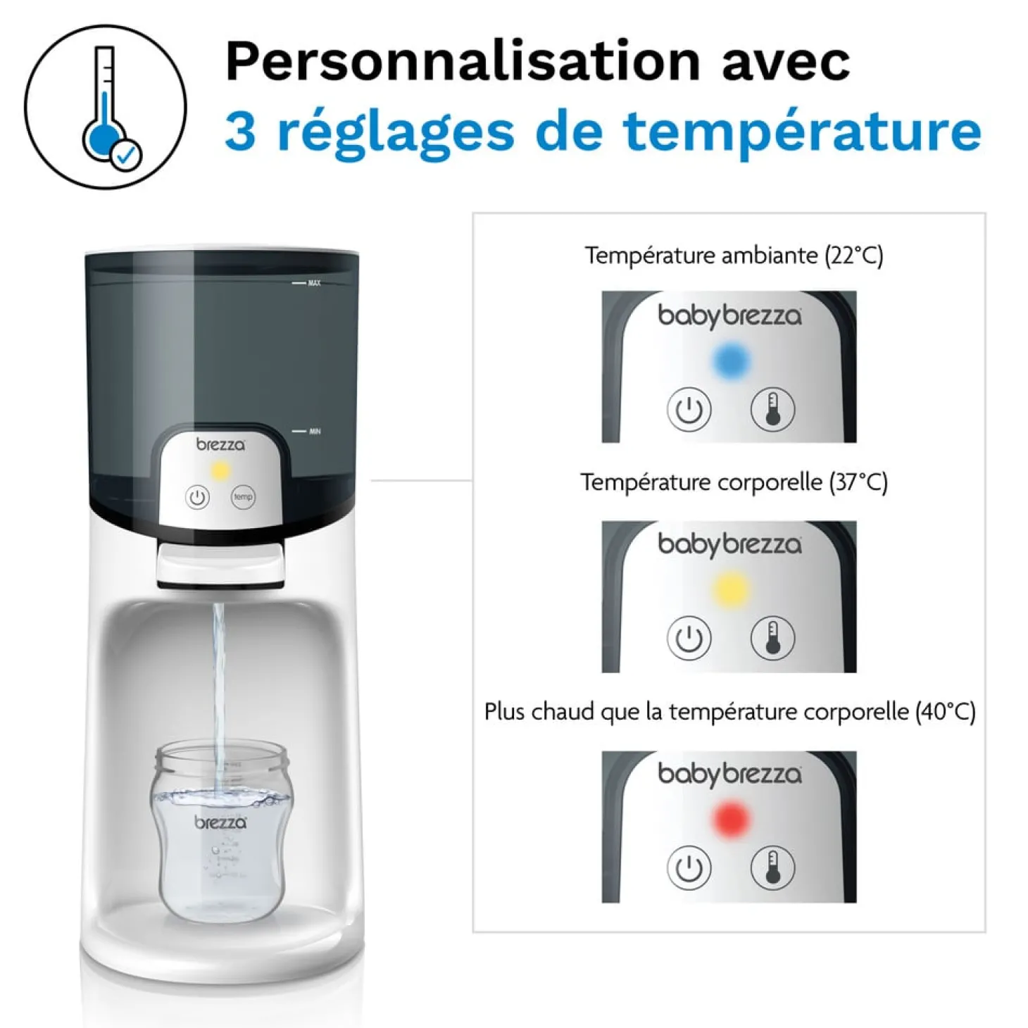 Baby Brezza Chauffe-eau Instant Warmer Blanc
