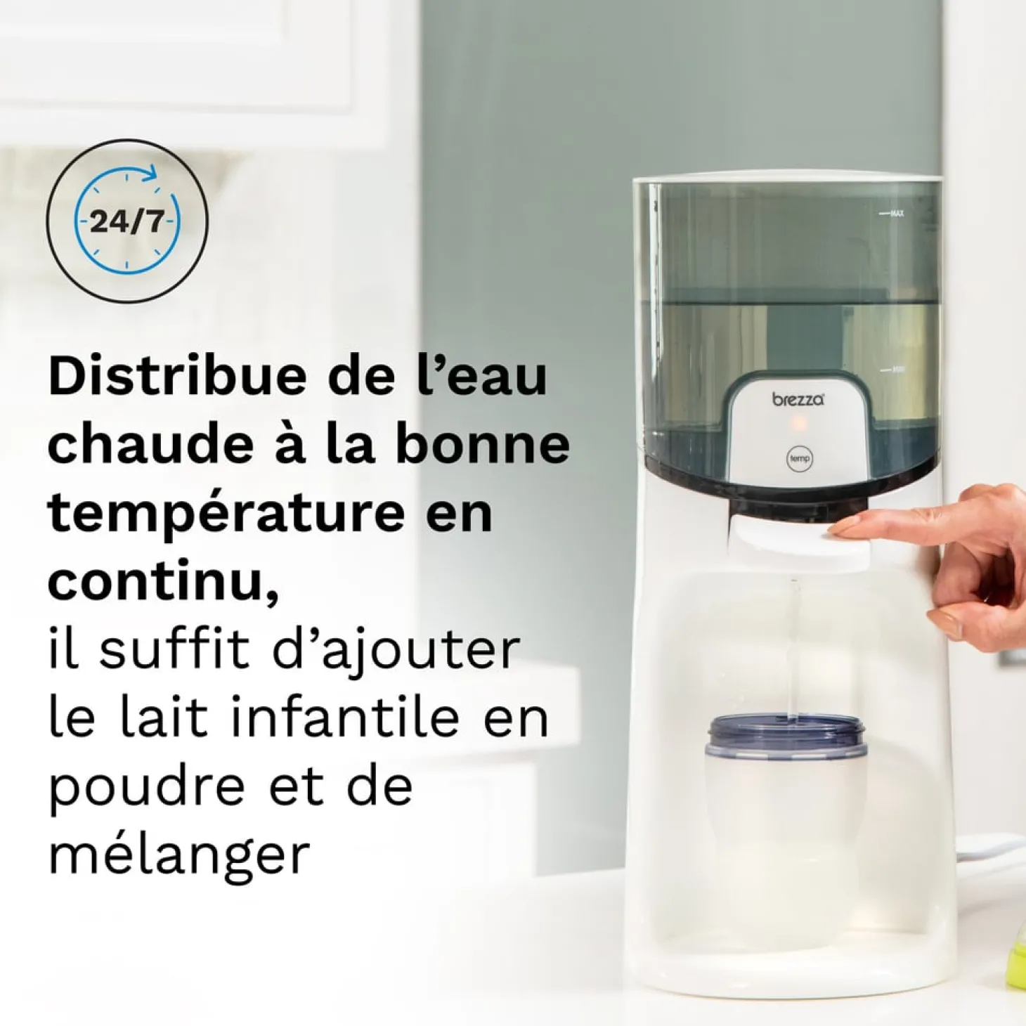 Baby Brezza Chauffe-eau Instant Warmer Blanc