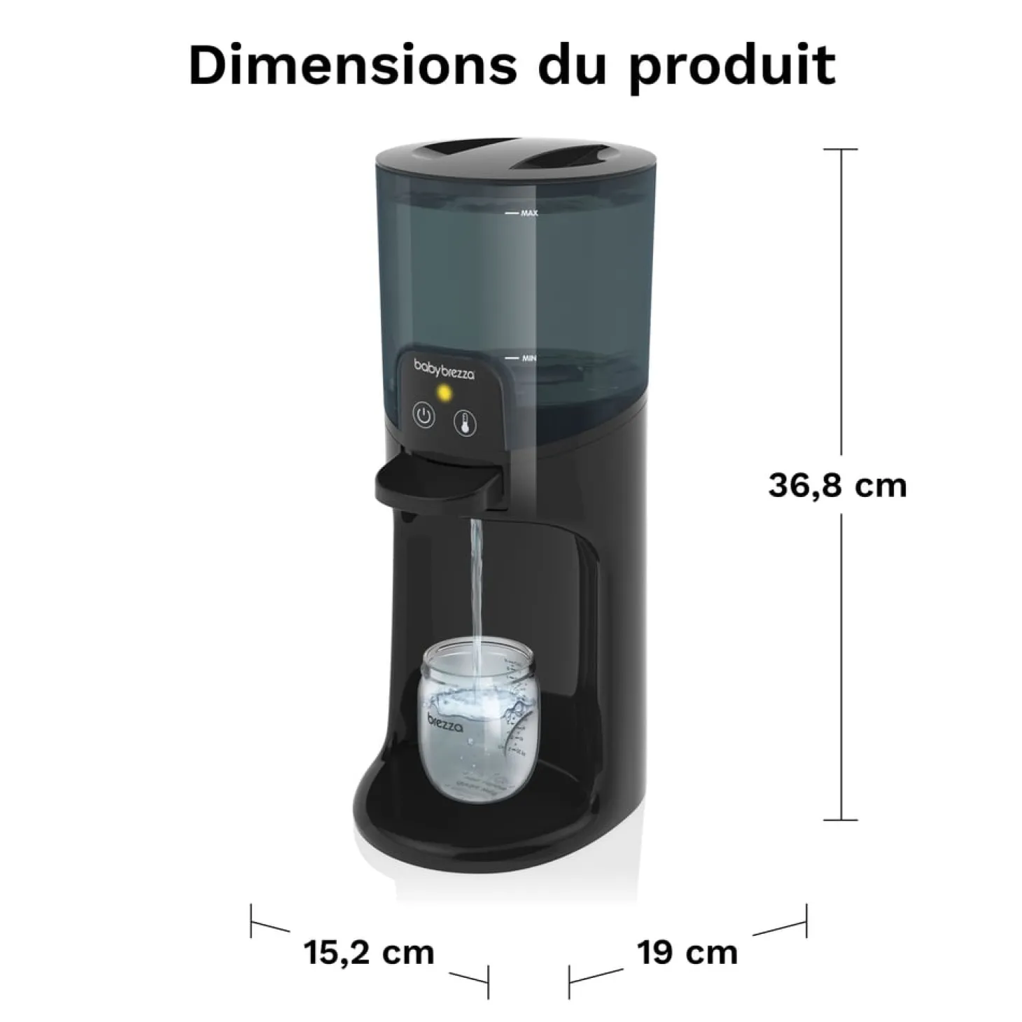Baby Brezza Chauffe-eau intelligent Instant Warmer Noir