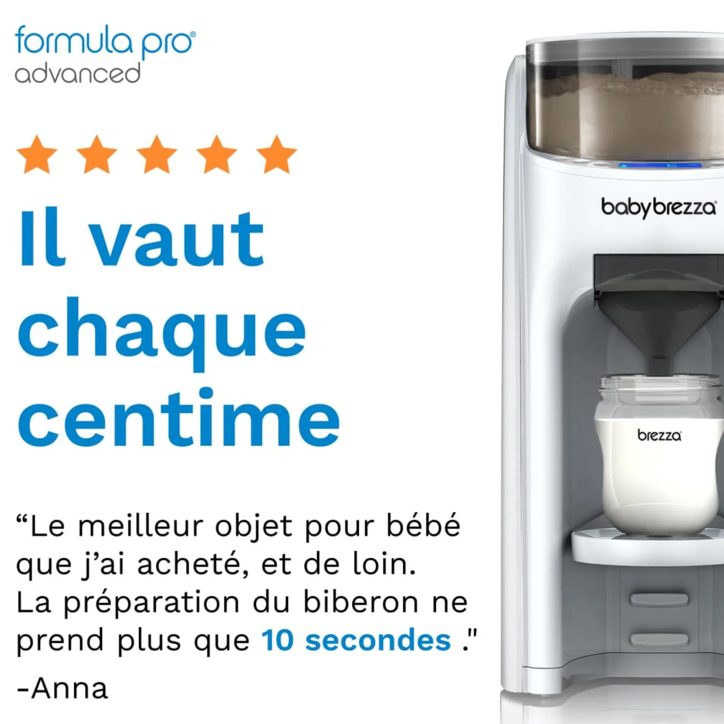 Baby Brezza Formula Pro Advanced Blanc