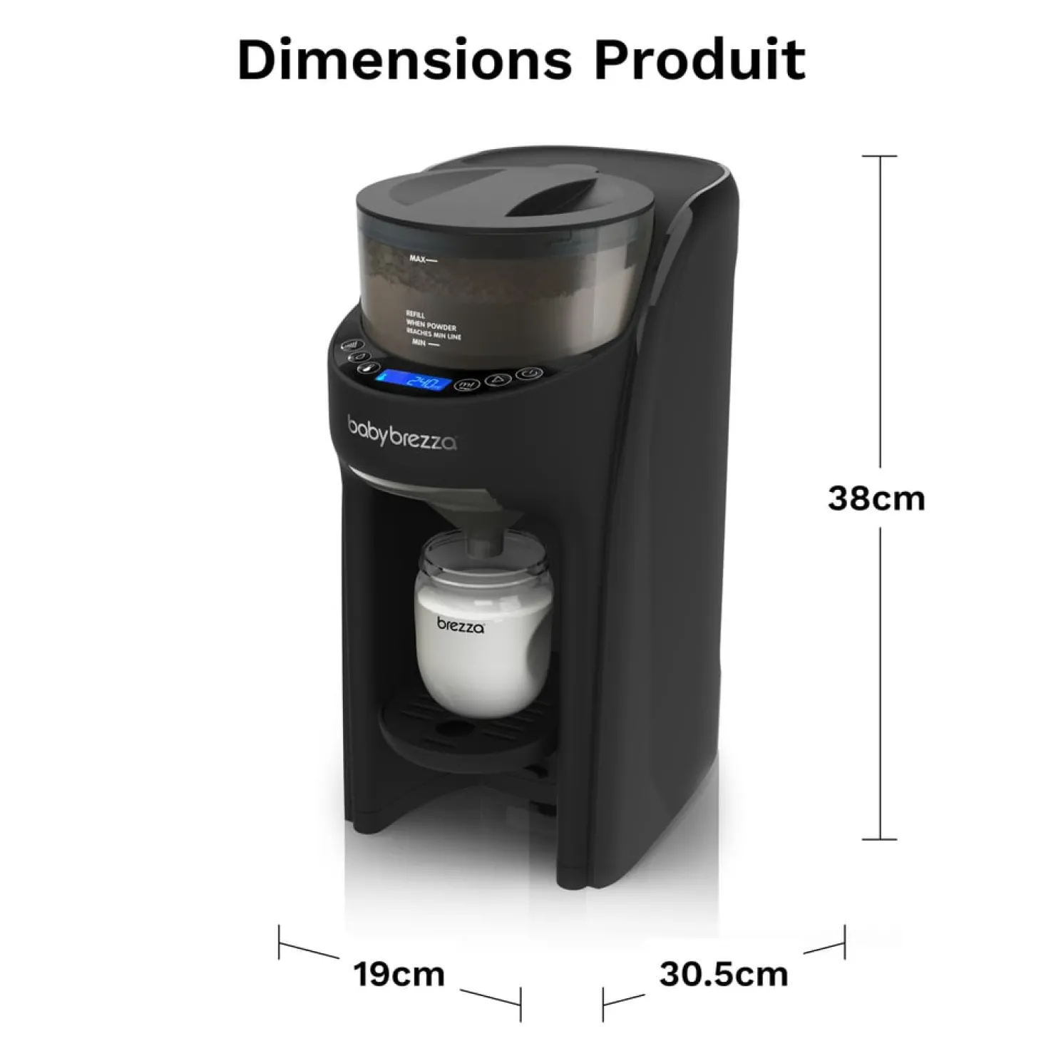 Baby Brezza Formula Pro Advanced All Black