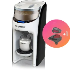 Baby Brezza Formula Pro Advanced + Kit Entonnoir Blanc/Noir