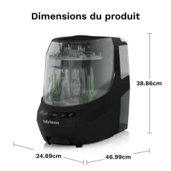 Baby Brezza                    Lave-biberons Bottle Washer Pro    Noir