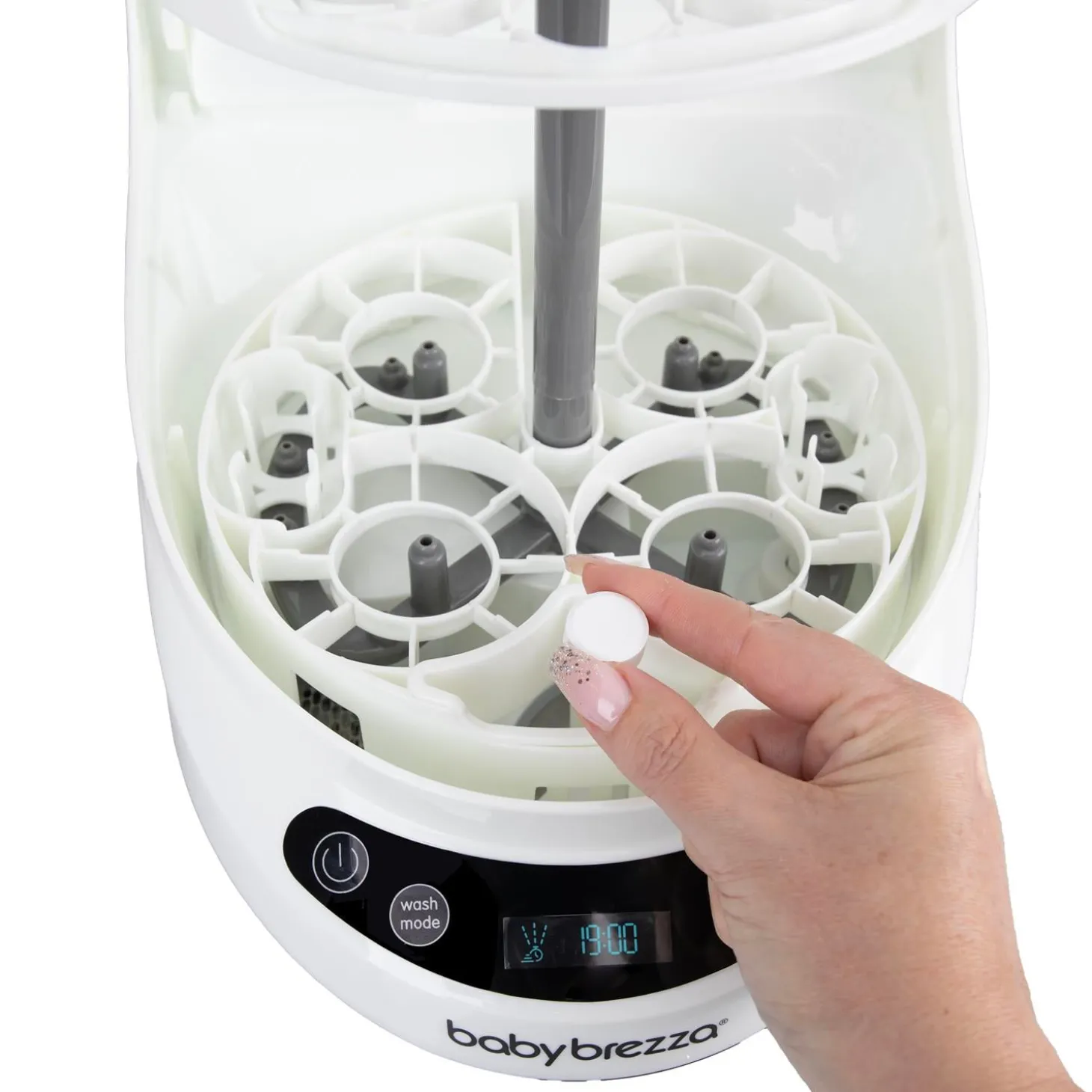 Baby Brezza Pastilles détartrage x20 Lave-bouteille Pro Blanc