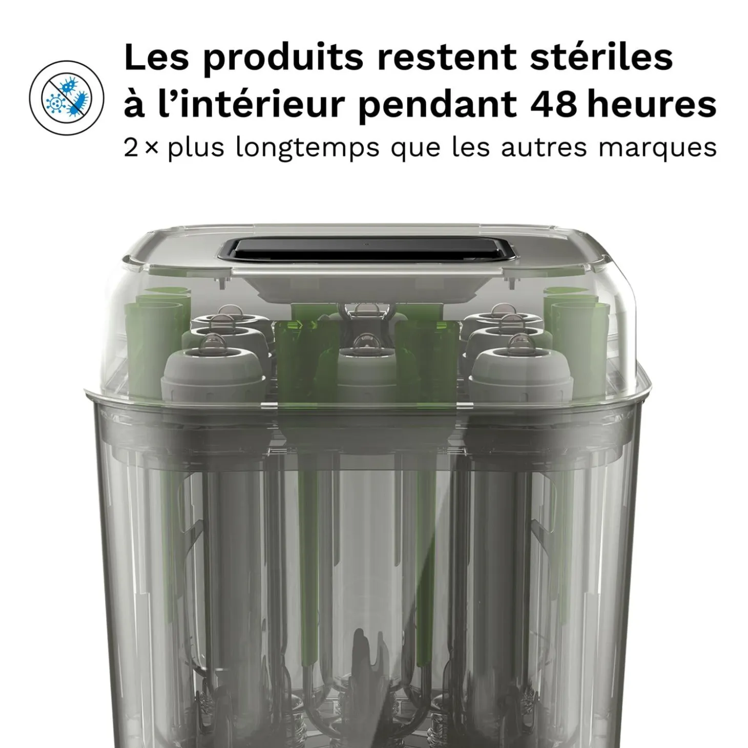 Baby Brezza Stérilisateur-Sécheur SuperQuick Dryer Advanced Black