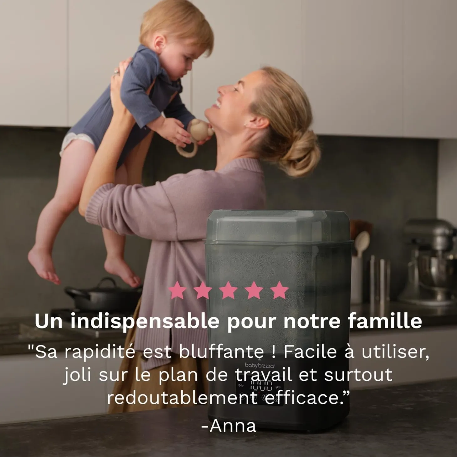 Baby Brezza Stérilisateur-Sécheur SuperQuick Dryer Advanced Black