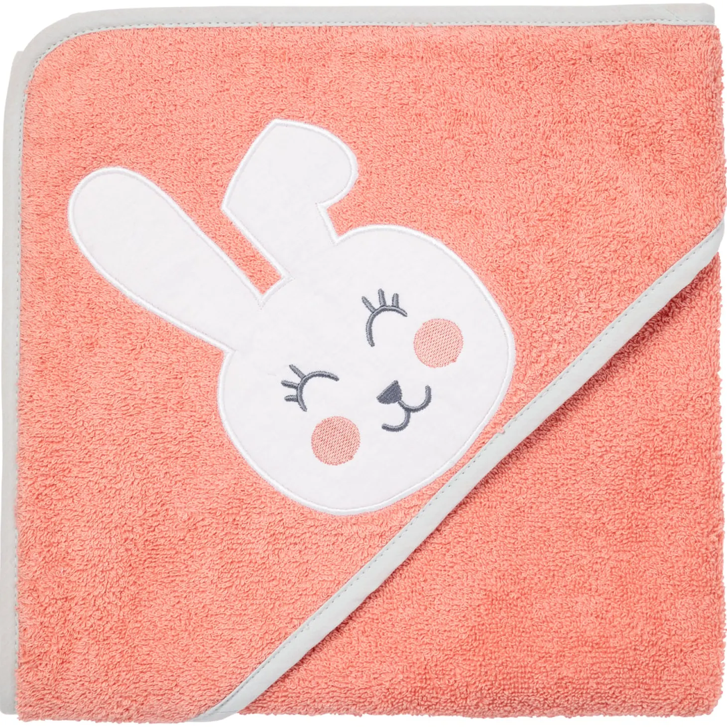 BabyCalin Cape de bain Lapin 80x80 cm