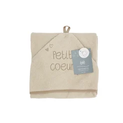 BabyCalin                    Cape de Bain     Petit Cœur            100x100 cm