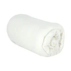 BabyCalin Drap Housse Coton Biologique Blanc 50x83 cm
