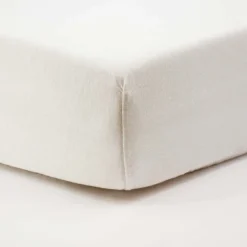 BabyCalin                    Drap Housse Jersey     Blanc
