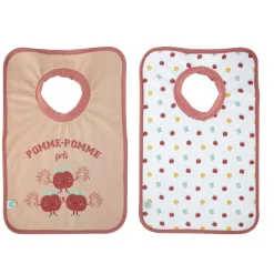 BabyCalin                    Lot de 2 Bavoirs     Smoothie            25 x 38 cm