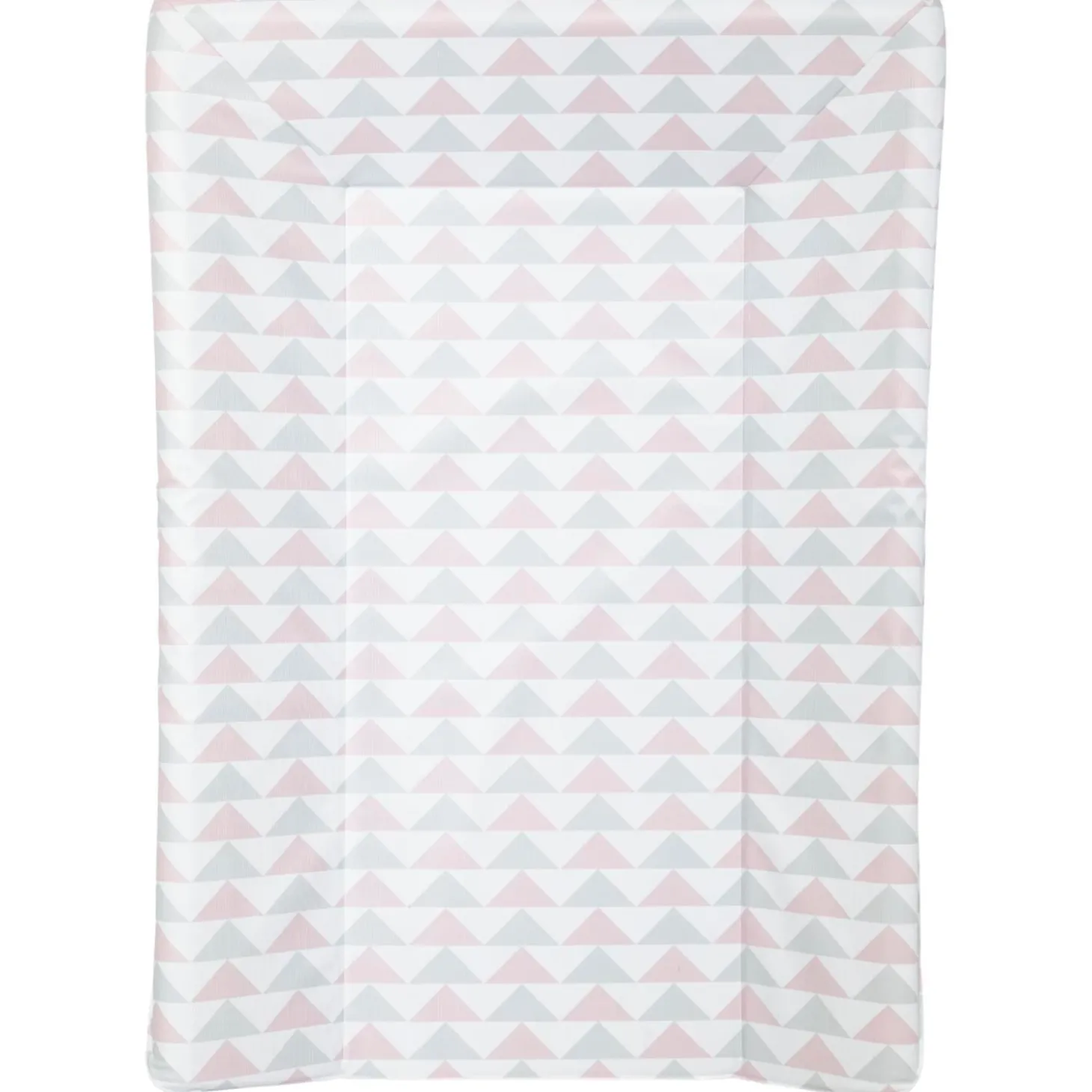 BabyCalin Matelas à langer Luxe Géométrique Rose Gris 50x70 cm