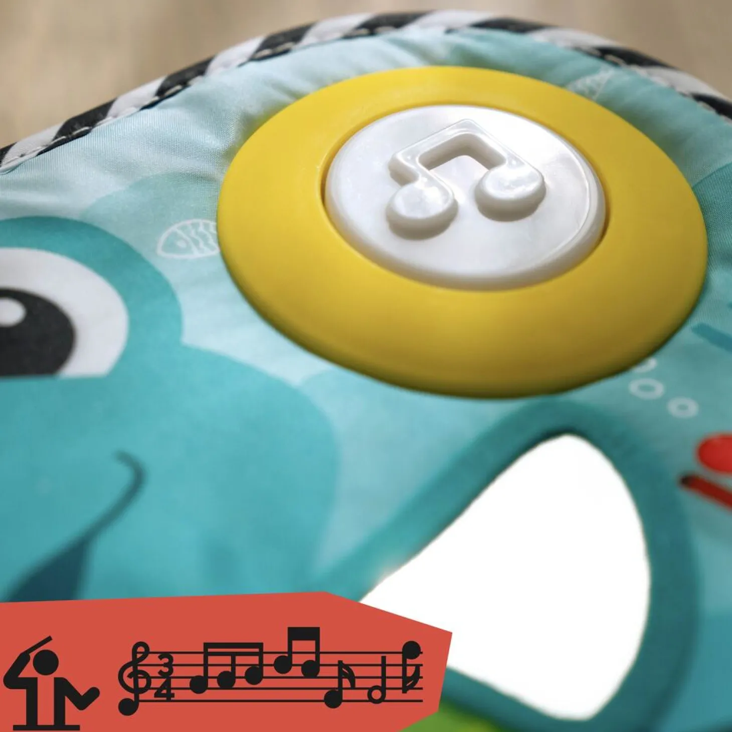 Baby Einstein Clavier musical à suspendre Neptune la Tortue Multicolore