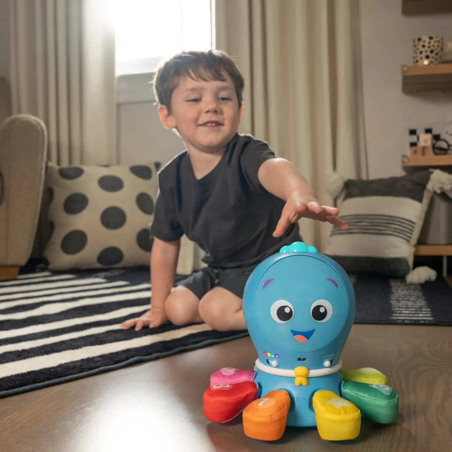 Baby Einstein Jouet de poursuite Opus le Poulpe Multicolore
