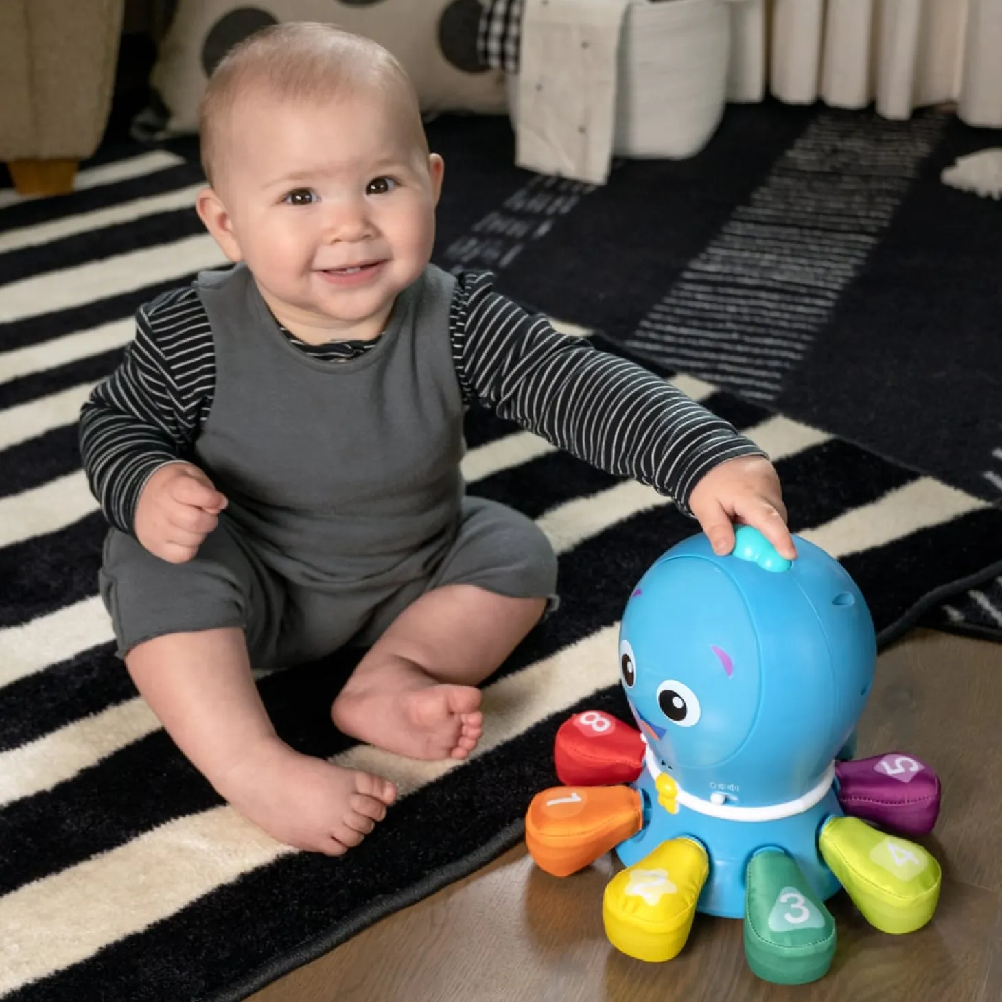 Baby Einstein Jouet de poursuite Opus le Poulpe Multicolore