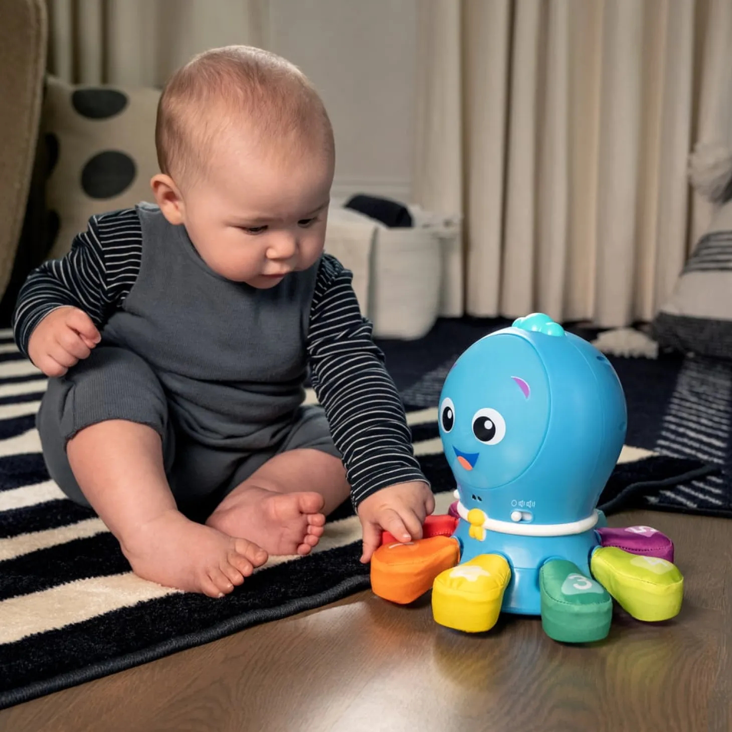 Baby Einstein Jouet de poursuite Opus le Poulpe Multicolore