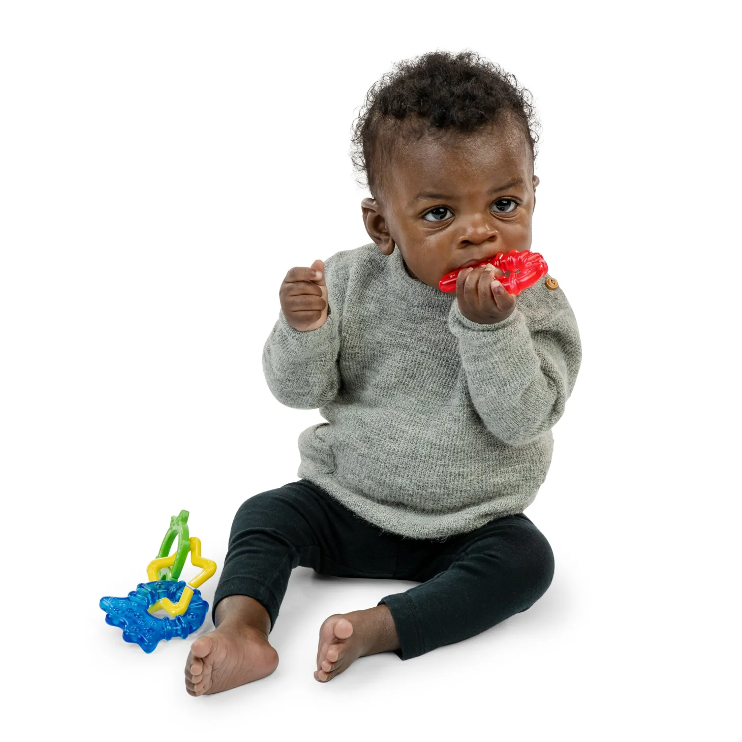 Baby Einstein Set 4 anneaux de dentition Cool Critters Multicolore