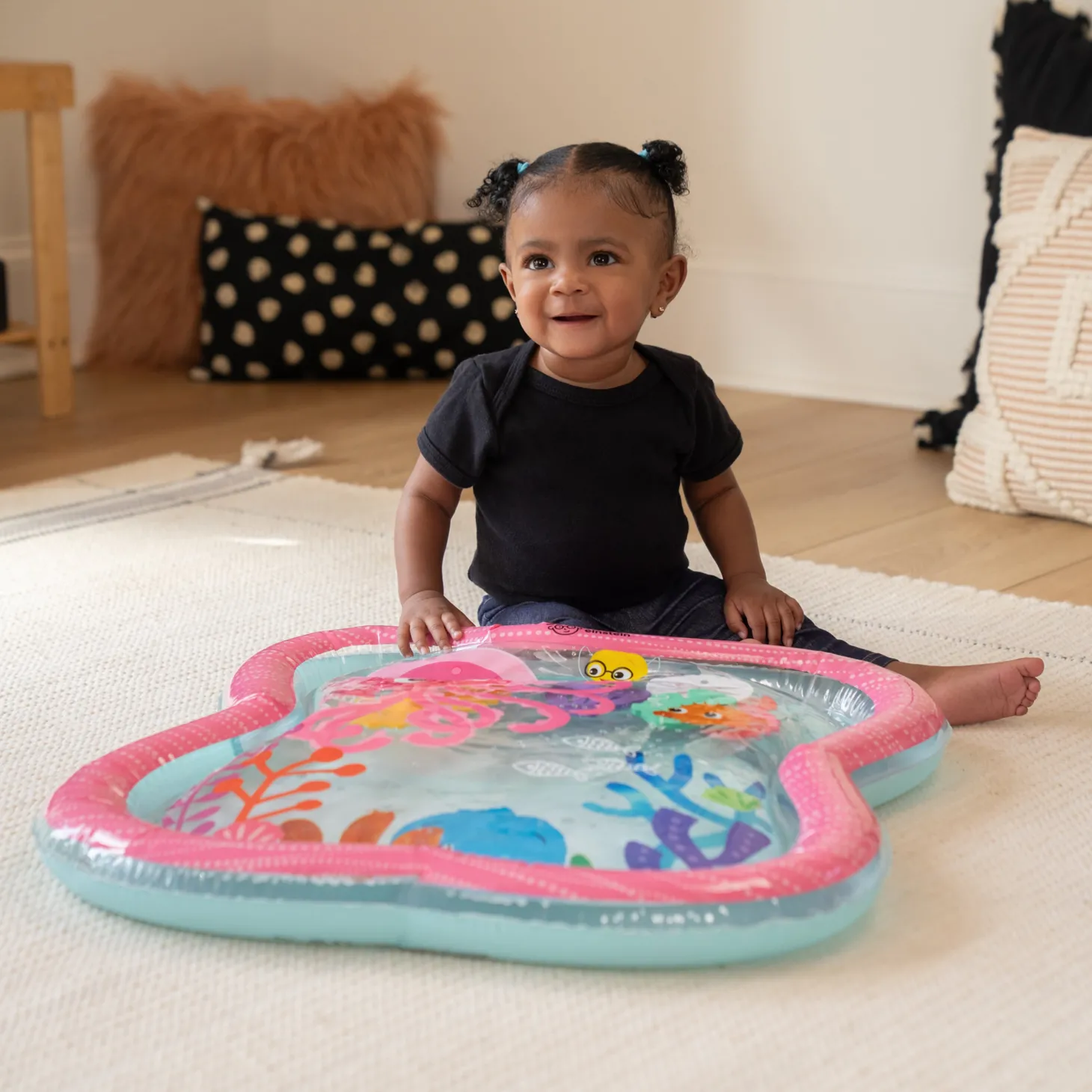 Baby Einstein Tapis d'eau Océan Rose