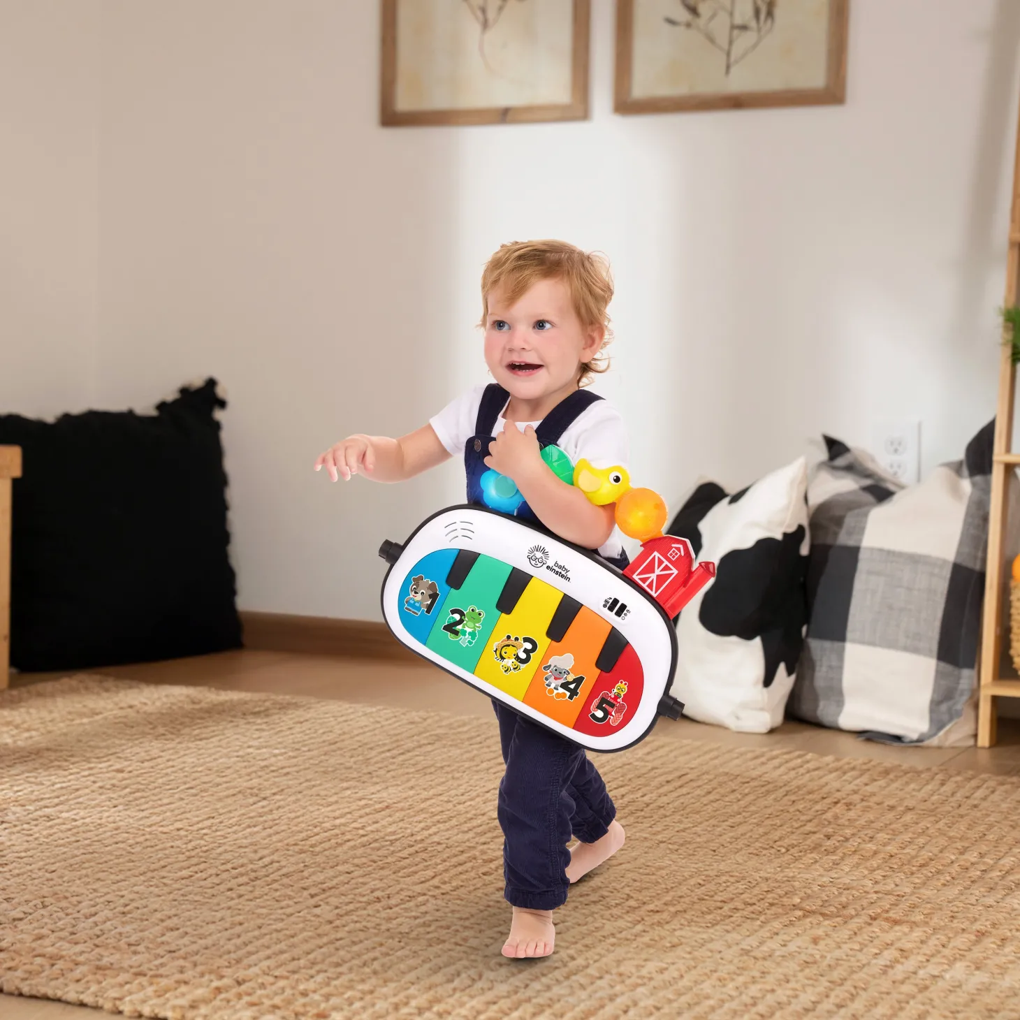 Baby Einstein Tapis d'éveil 4-en-1 Kickin’ Tunes Musical Meadow Vert