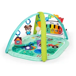 Baby Einstein Tapis d'éveil 4-en-1 Kickin’ Tunes Musical Meadow Vert