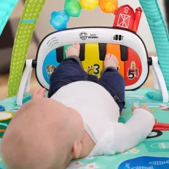 Baby Einstein Tapis d'éveil 4-en-1 Kickin’ Tunes Musical Meadow Vert