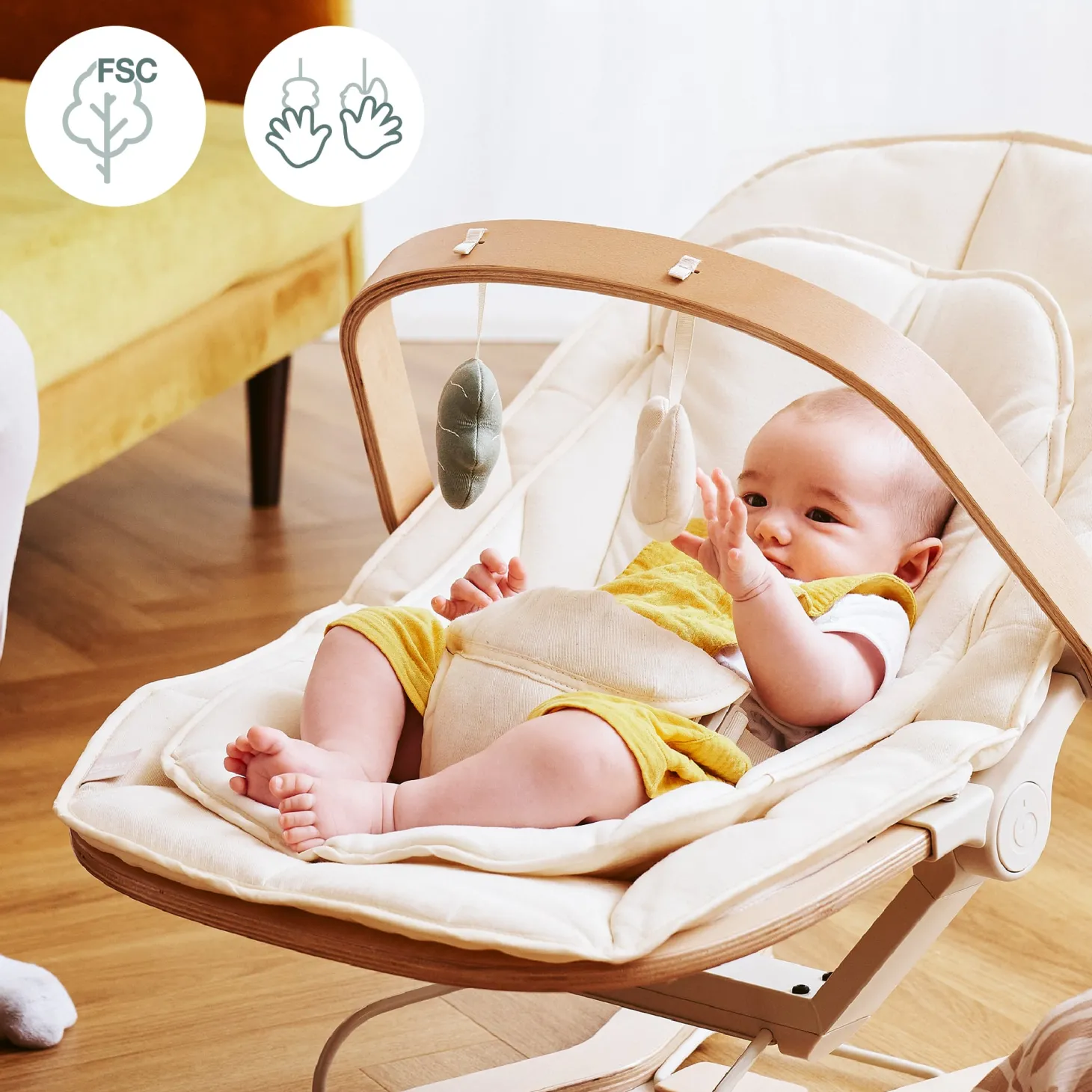 Babymoov Arche de Jeux Transat Swoon Flow Multicolore