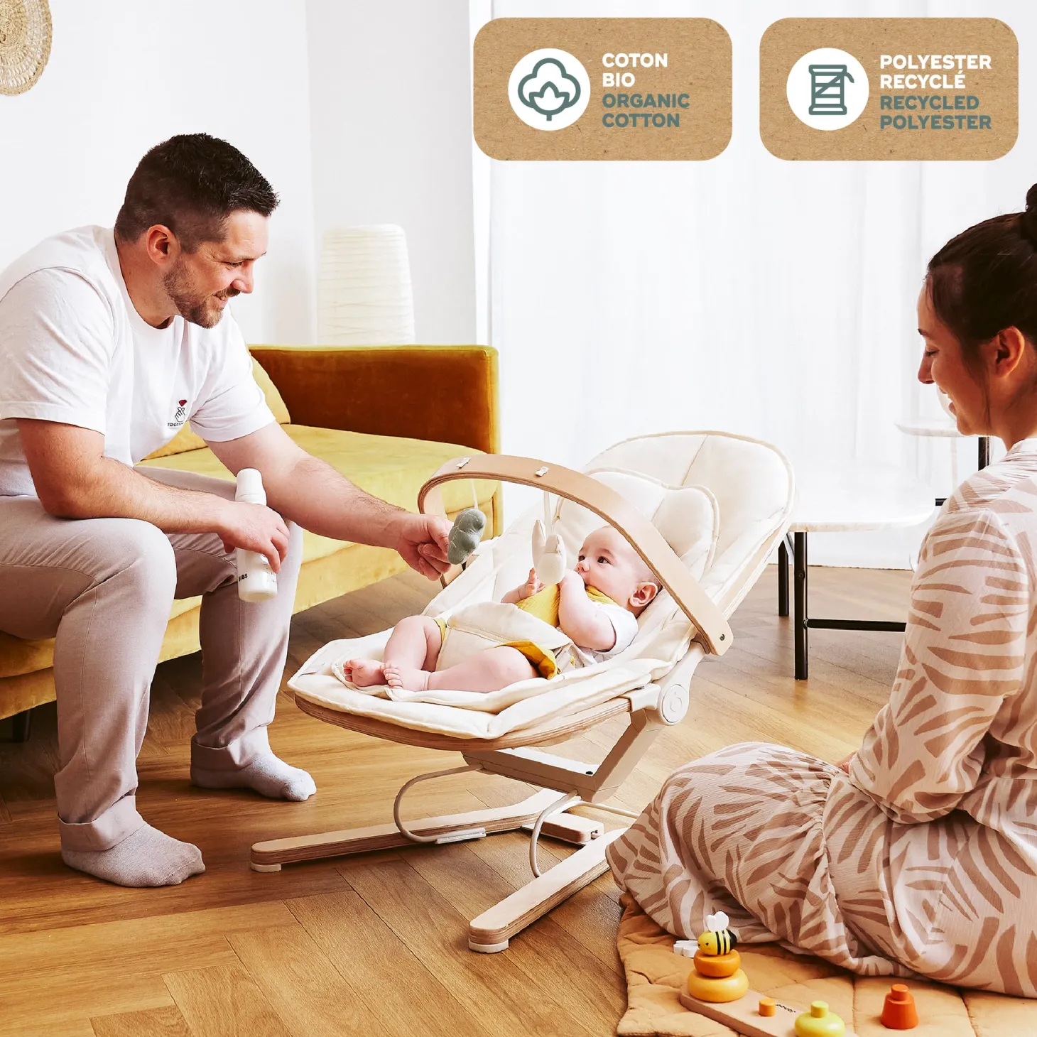 Babymoov Arche de Jeux Transat Swoon Flow Multicolore