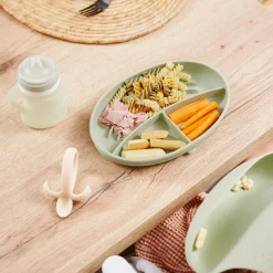 Babymoov Assiette Compartimentée Green