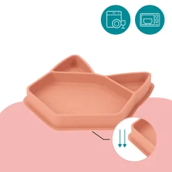 Babymoov                    Assiette Isy en silicone    Orange