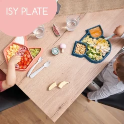 Babymoov                    Assiette Isy en silicone    Bleu