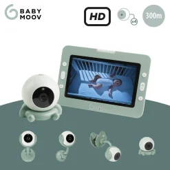Babymoov                    Babyphone video yoo go+ hd    Vert