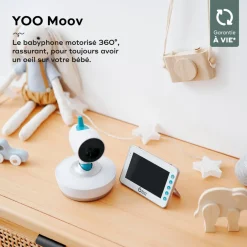 Babymoov Babyphone vidéo Yoo-Moov Blanc/Bleu