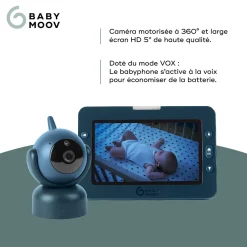 Babymoov                    Babyphone vidéo yoo master + hd    Bleu