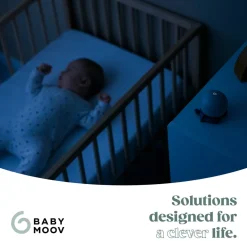 Babymoov Babyphone vidéo Yoo Roll Bleu