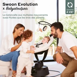 Babymoov                    Balancelle Swoon Evolution    curl white
