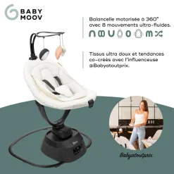 Babymoov                    Balancelle Swoon Evolution    curl white