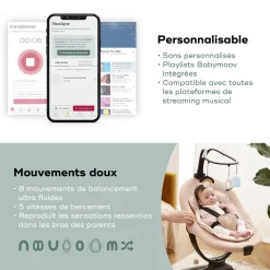 Babymoov Balancelle Swoon Evolution connect Mocca