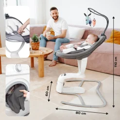 Babymoov                    Balancelle Swoon Motion    Gris