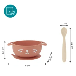 Babymoov                    Bol + cuillère Tast'Isy    Orange
