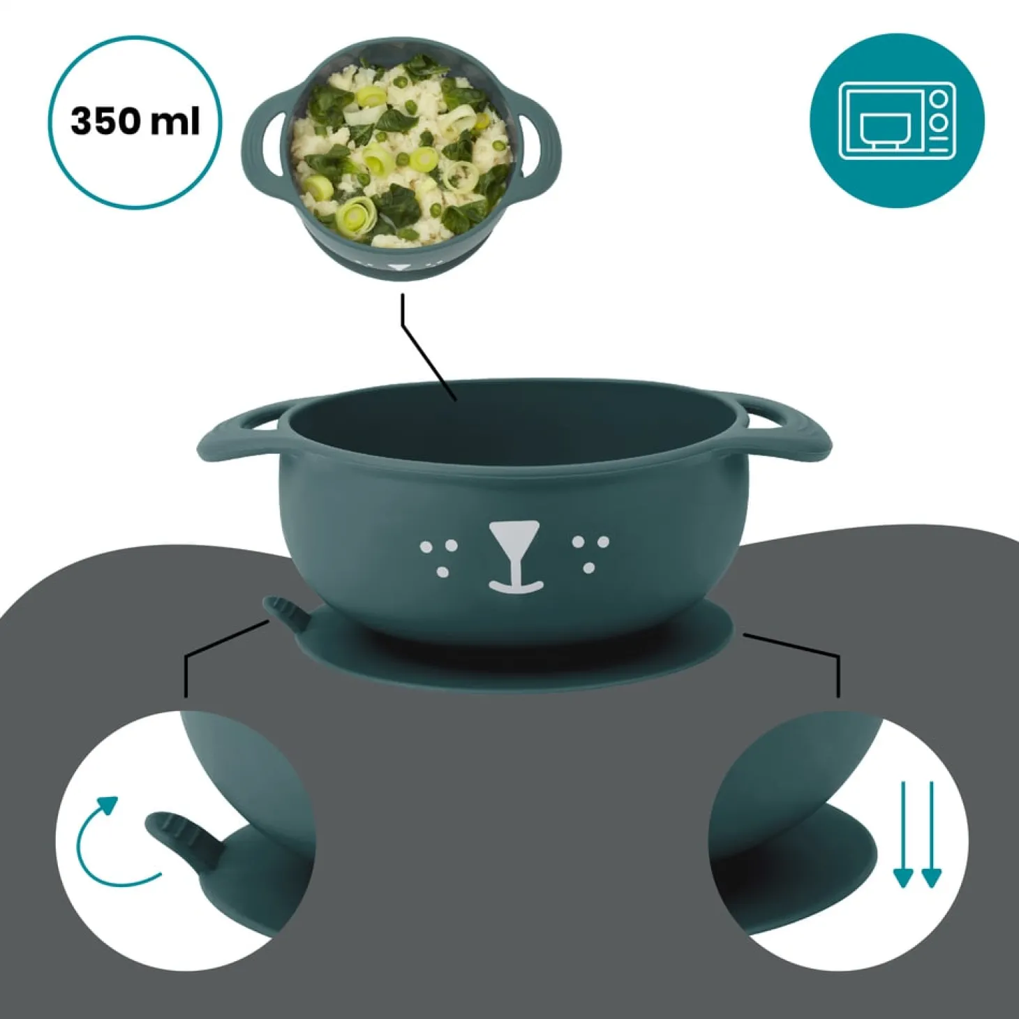 Babymoov Bol + cuillère Tast'Isy Bleu