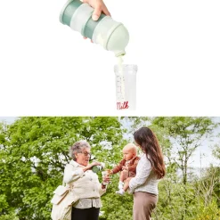 Babymoov                    Boîte doseuse Babydose    Vert Mineral