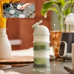 Babymoov                    Boîte doseuse Babydose    Vert Mineral