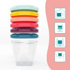 Babymoov Boîtes de conservation Babybols Multicolore