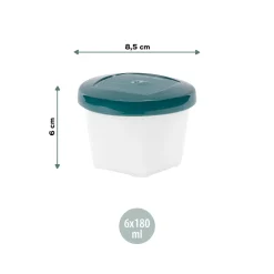Babymoov                    Boîtes de conservation Babybols biosources    Multicolore            180 ml