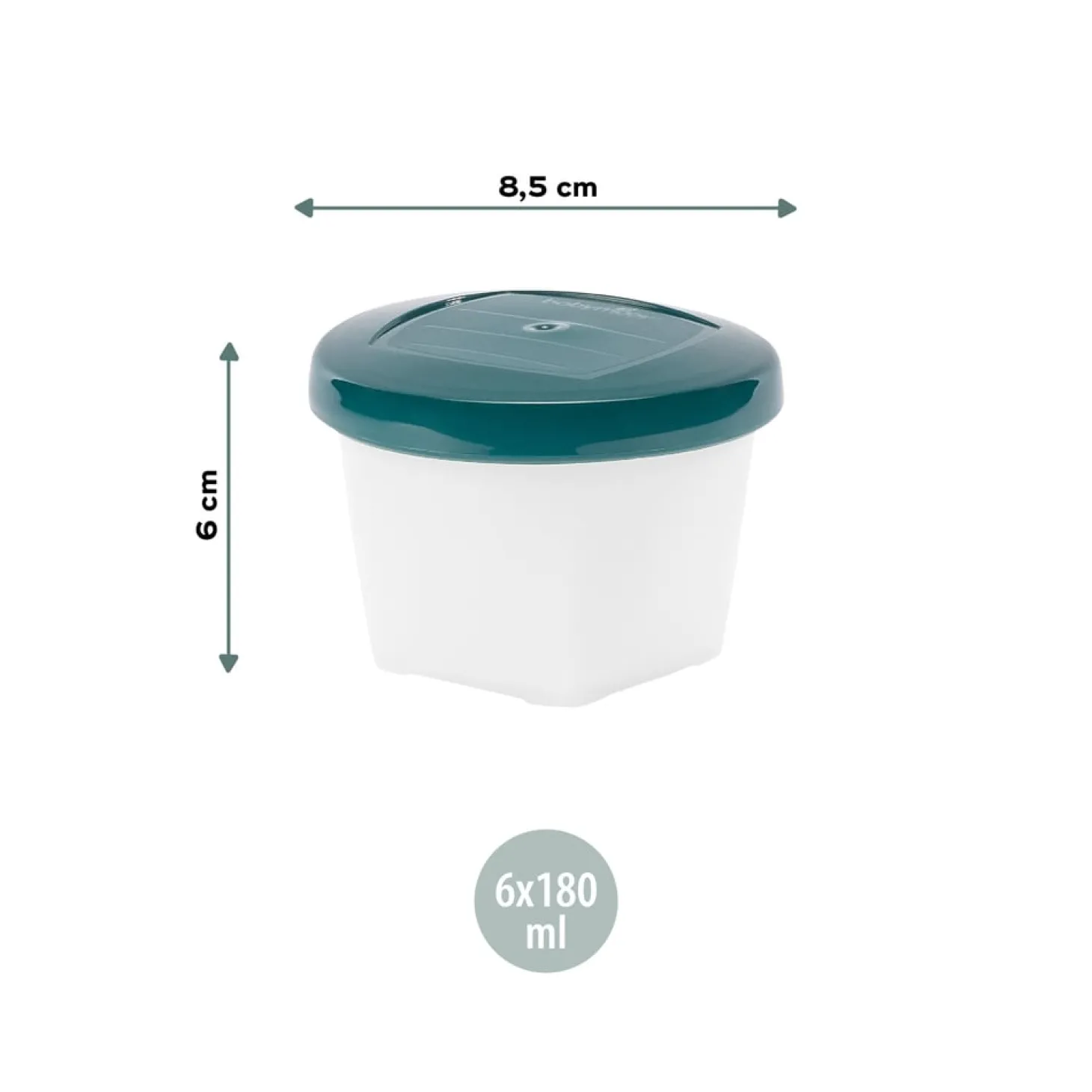 Babymoov Boîtes de conservation Babybols biosources Multicolore 180 ml
