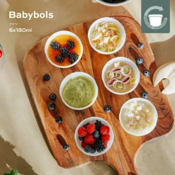 Babymoov Boîtes de conservation Babybols biosources Multicolore 180 ml