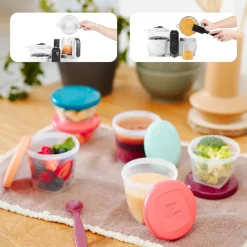 Babymoov Bundle Robot Nutribaby Plus avec 3 babybols white