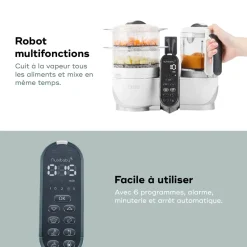 Babymoov Bundle Robot Nutribaby Plus avec 3 babybols white