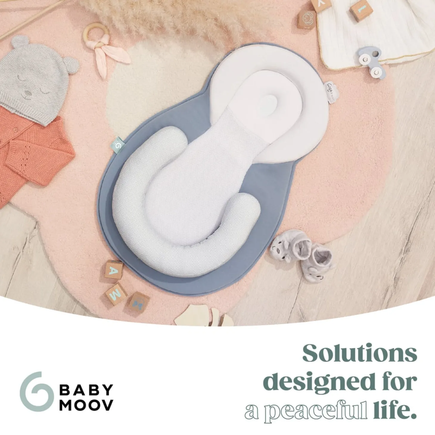 Babymoov Cale bébé ergonomique Cosydream Bleu mozaic
